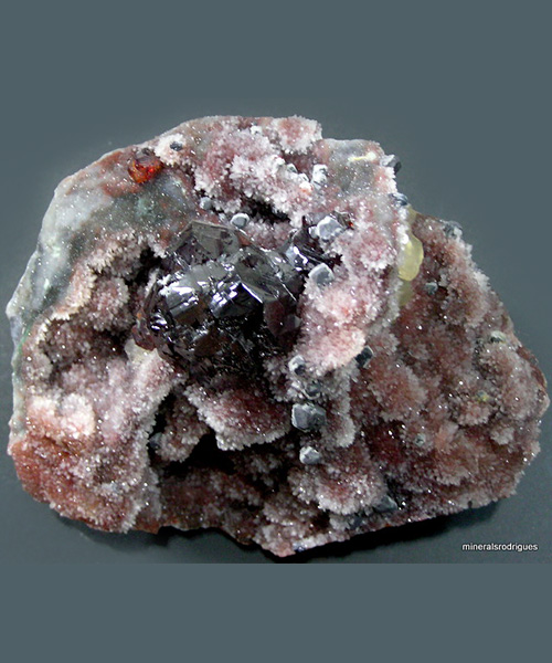 ESFALERITE, GALENA, QUARTZO, CALCITE